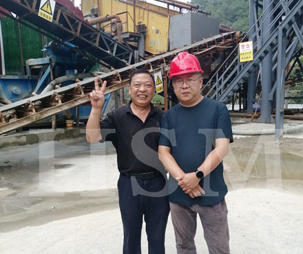 华盛铭重工售中现场指导