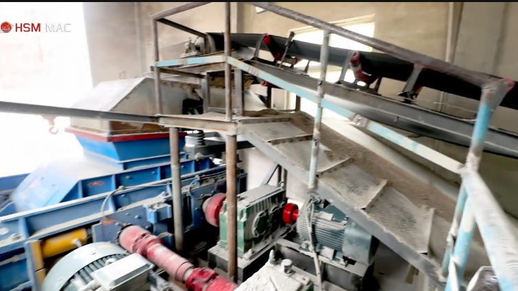 金矿对辊破碎机