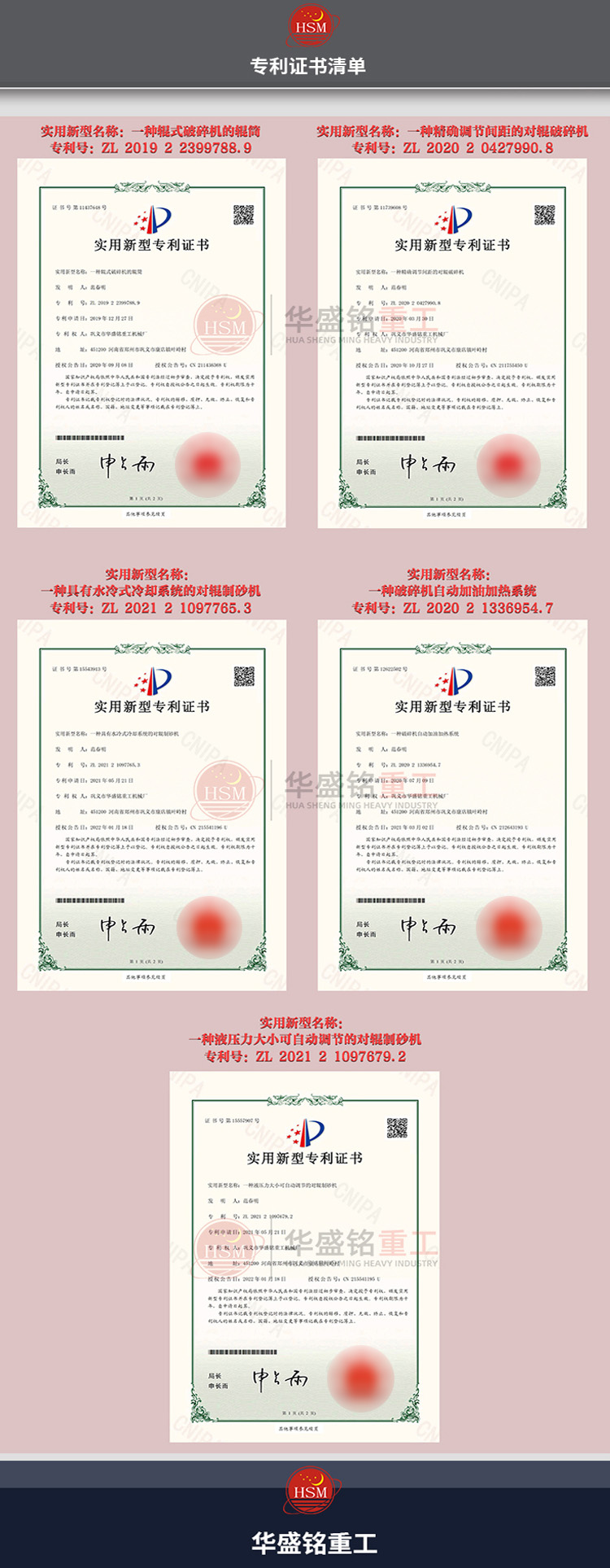 沥青铣刨料破碎机专利资质